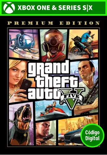 Grand Theft Auto V - GTA 5 Xbox One - Código de Resgate 25 Dígitos