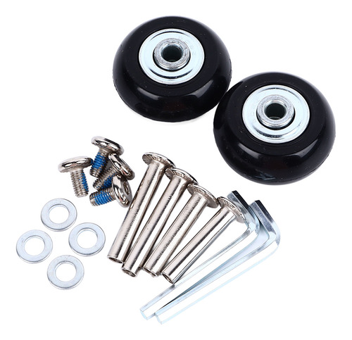 Ruedas De Equipaje Suitcase Caster, 2 Piezas, Flexibles, Gir