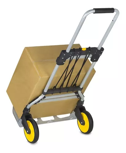 Carrito plegable con ruedas para la compra, carrito de mano para