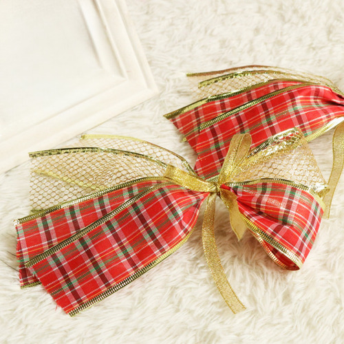 Lazos Navideños En Forma De F Para Árboles De Navidad, Coron