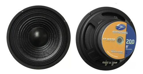 Juego Woofer 8 Pulgadas 200 Watts 100 Watts Rms 8 Ohm Zuk