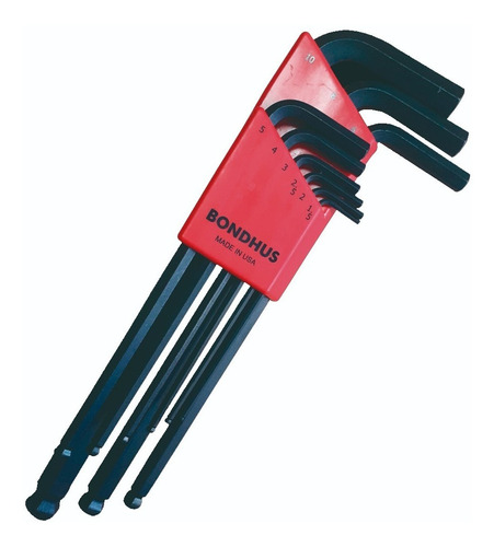 Juego Set Llaves Allen 9 Piezas 1,5-10 Mm Bondhus Blx9
