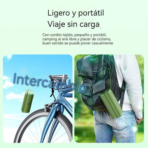 Imagen 8 de 9 de Altavoz Bluetooth Portátil Deportivo De Dos Modos, De La Mar