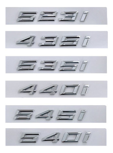 3d Abs Trunk Badge Letter Sticker Para Para Bmw 420i 520i