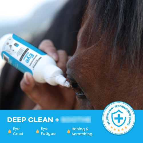 Limpiador Hidratante De Ojos Para Caballos Y Ponis 150 Ml