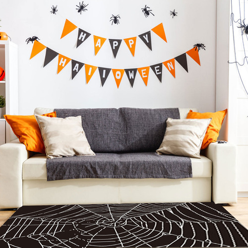 Alfombra De Halloween Para Decoración De Dormitorio, Sala De