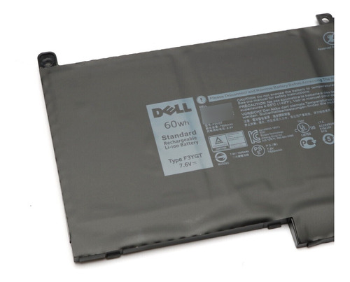 Bateria Dell Latitude E7280 7380 7480 7490 F3ygt 2x39g Dm3wc