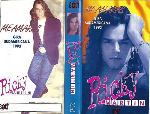 Ricky Martin Vhs Me Amaras Gira Sudamericana 1993