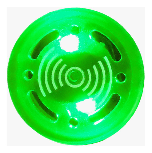 Alarme Sonoro Buzzer Led Verde Audiovisual 22mm 220vac