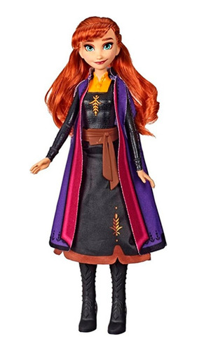 Muñeca Frozen Anna Con Luz - Disney - Vamos A Jugar 