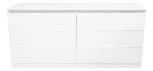 Cómoda Doble Asteria Blanco