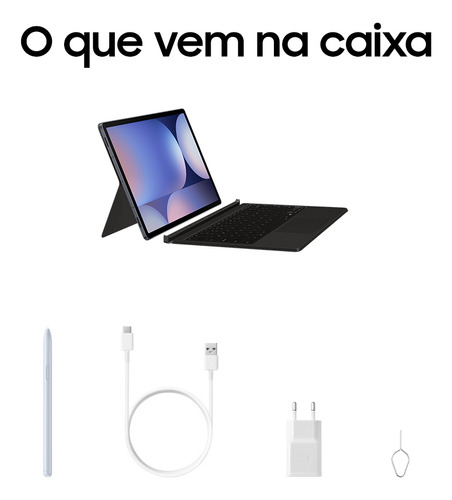 Samsung Galaxy Tab S10+, 256gb, 12gb, 12,4 Spen+teclado Gris