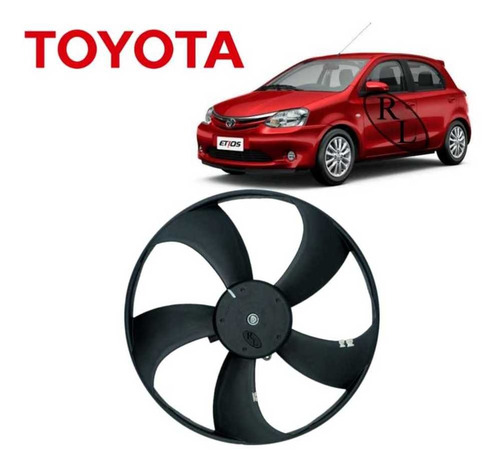 Imagem 1 de 4 de Motor Do Radiador Ventoinha Toyota Etios 1.3-1.5 16v 12/16