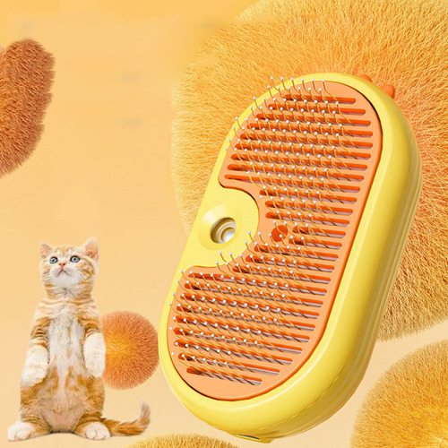 Nuevo Cepillo Limpiador Para Mascotas, 3 En 1, Con Vapor, Re