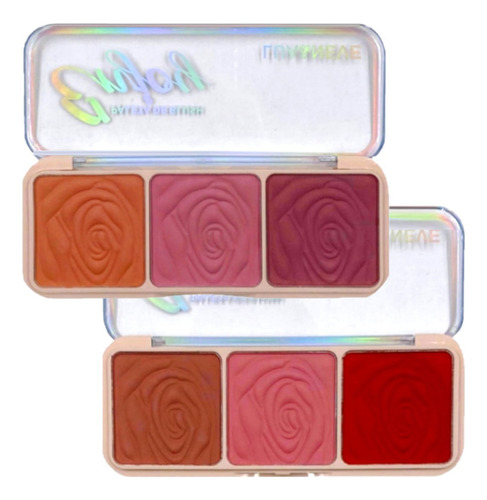12 Paleta De Blush Enjoy Ln07007 - Kit Lua E Neve Atacado Sj