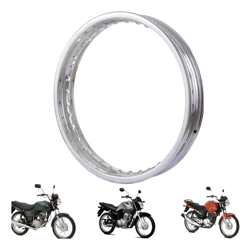 Par De Aro Roda Traseira/diantei Titan Fan Cg 150 2004 Honda