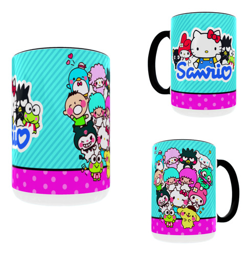 Taza Hello Kitty 15oz 450ml Ceramica Asa Color 1pz A Elegir