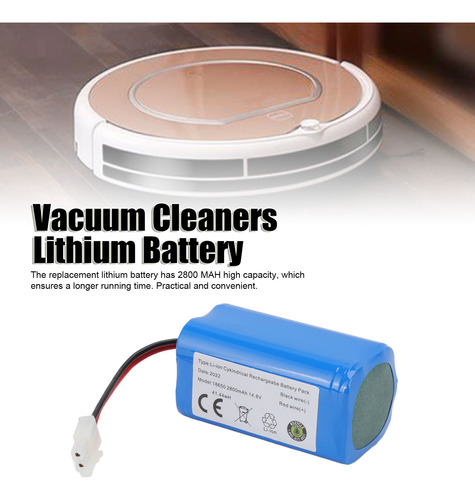 Batería De Litio Sweeper 14.8v 2800mah Para Ilife Para Cen54