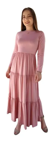 Vestidos Rosa Pastel Casual MercadoLibre