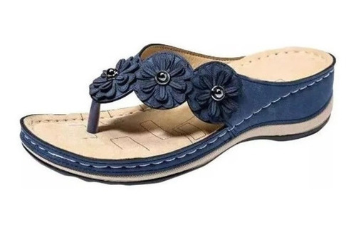 Sandalias De Playa Con Chanclas Y Plataforma Para Mujer