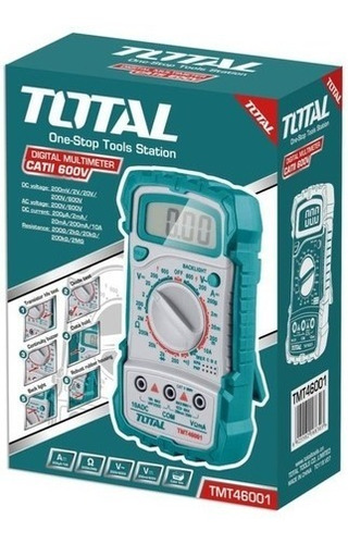 Multímetro Tester Digital Total Tmt46001