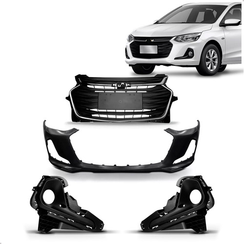 Kit Envolvente Dianteiro Onix Hatch Plus 2020 A 2025