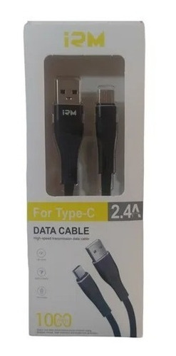 Cable De Datos Micro Usb 2.4a 1m Para Tipo C  Irm