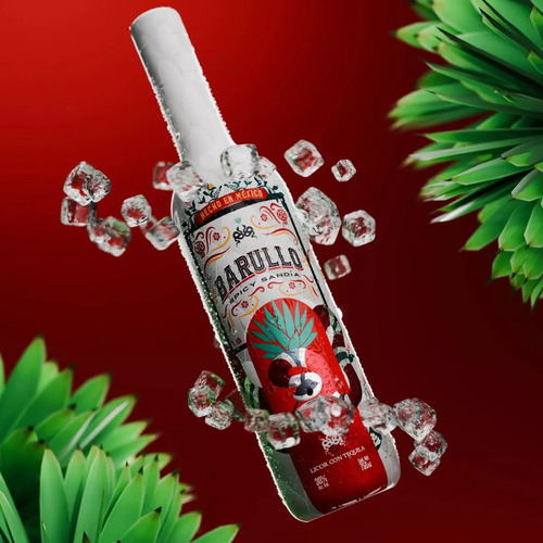 Pack De 6 Licor Con Tequila Barullo Spicy Sandía 750 Ml