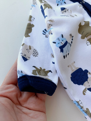Packx 2 Pijama Enterito Dormilón Bebe Nene Algodon