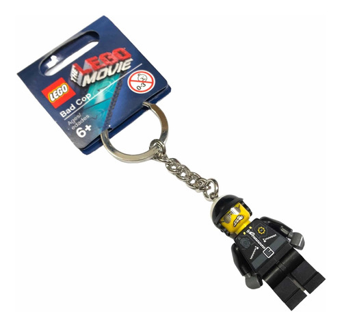 Llavero Lego The Movie Bad Cop Figura Policía Malo Colección