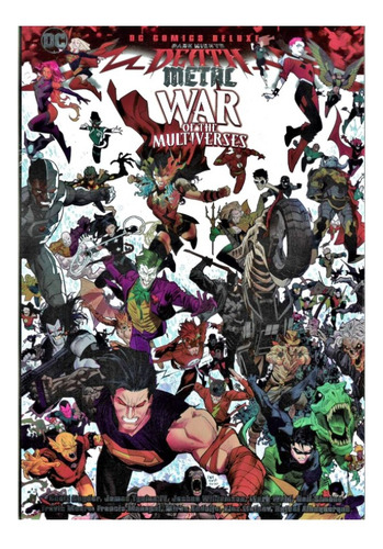Dc Deluxe Death Metal War Of The Multiverses Tapa Dura