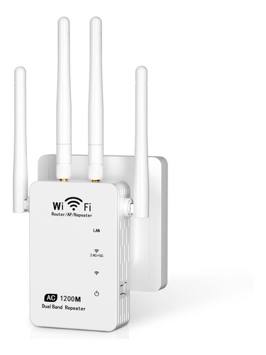 Extensor Wifi 1200 Mbps Amplificador Señal Para Hogar Rango