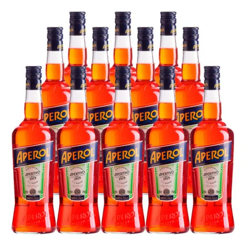 Kit C/ 12 Unidades Combo Aperol Aperitivo Spritz 750ml Combo