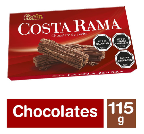 Chocolate Costa Rama De Leche 115 G