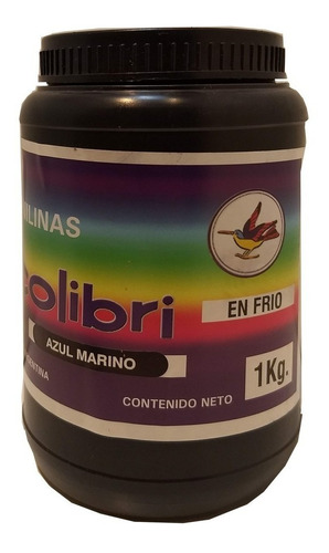 Anilina En Frío X Kilo Negra Azabache/azul Marino