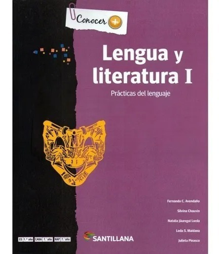 Lengua Y Literatura 1 - Santillana Conocer Mas 