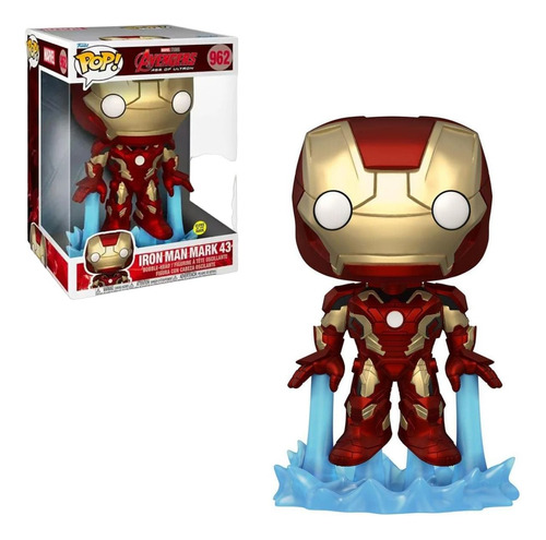 Funko Iron Man Gitd #962 Super Sized 10  Special Edition