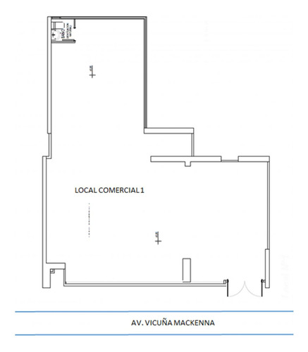 Arriendo Local Comercial De 122,10 M2, Vicuña Mackenna, Ñuñ