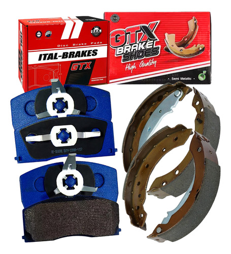 Pastillas Freno Mas Balatas Gtx Para Lifan 320 2009 2014 Kit