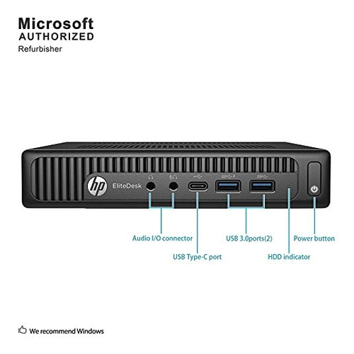 Imagen 2 de 4 de Computador Mini Hp 600 G3 I5 6° 8 Ram 500 Disco Duro