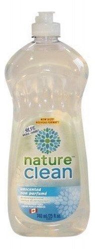Detergente Líquido Sin Perfume -740ml Marca: Nature Clean -