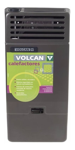 Imagen 1 de 9 de Estufa A Gas Volcan 2500kcal Sin Salida 42516