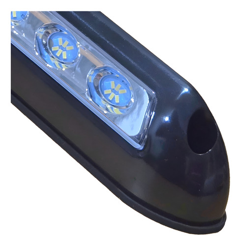 Luz Exterior 12v Dc Iluminación 8w Led Casa Rodante Cabina Negro