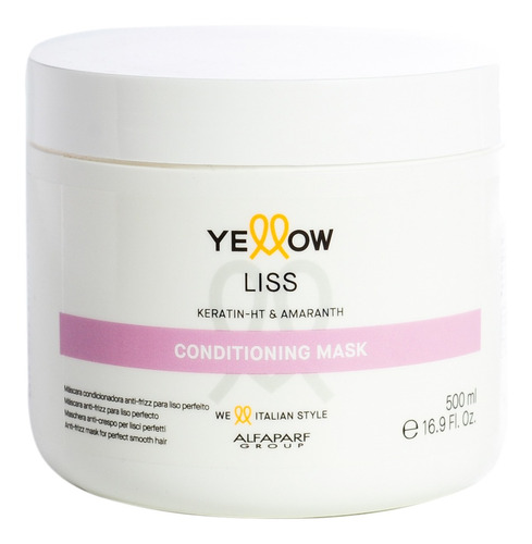 Alfaparf Yellow Liss Therapy Máscara Reconstruccion 500ml