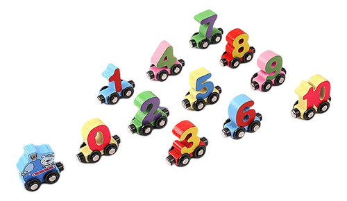 10x Building Blocks Number Train Set Figura Montessori Math