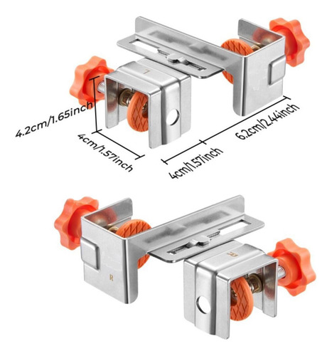 2pcs Cajón Ajustable Cajón De Fijación De Cajas Cajón De