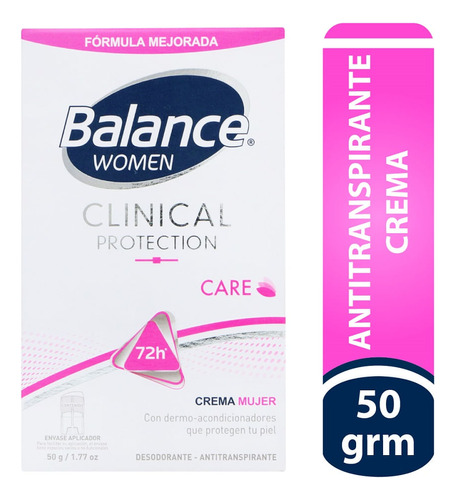 Desodorante Balance Crema Clinical Con Dermo Acondicionadore