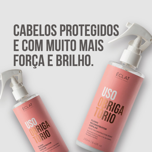 Uso Obrigatorio Spray Reconstrutor Eclat Professional 60ml