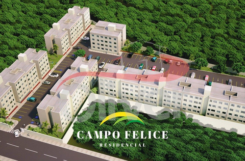 Imagem 1 de 16 de Campo Felice Residencial, Apartamento 2 Dormitorios, 1 Vaga De Garagem, Jardim Busmayer, Campo Largo, Paraná - Ap00758 - 33492879