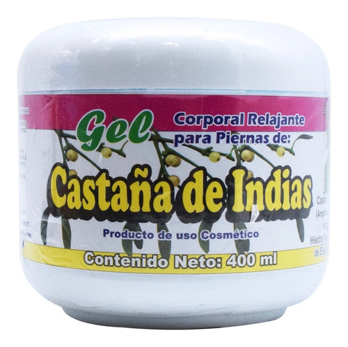 Gel De Castaño De Indias Con 400 Ml-natura Mundo Brajim